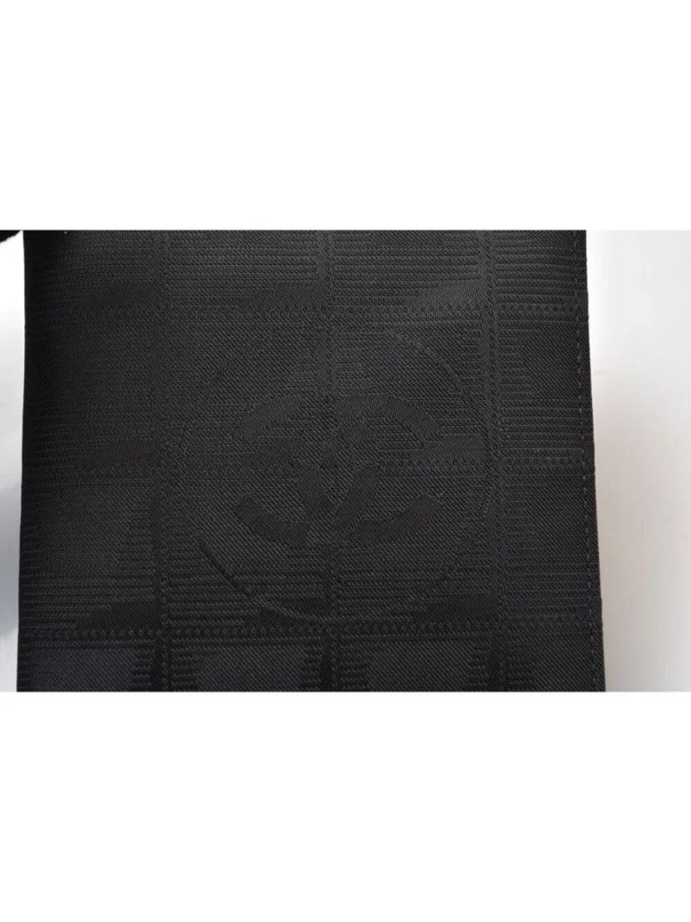 Chanel Bifold Wallet Vintage New Travel Line CC Logo Black